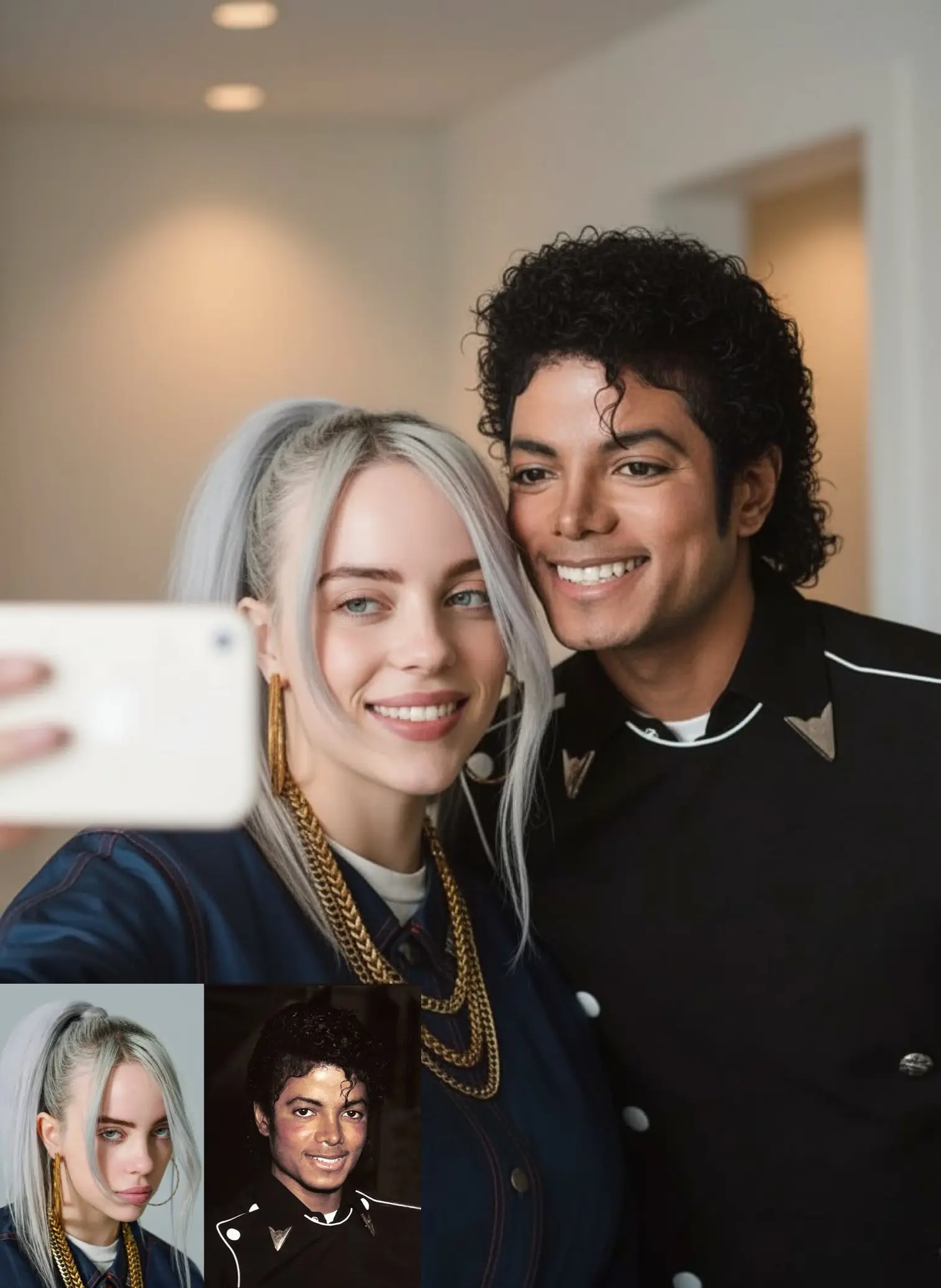 Selfie with Michael Jackson